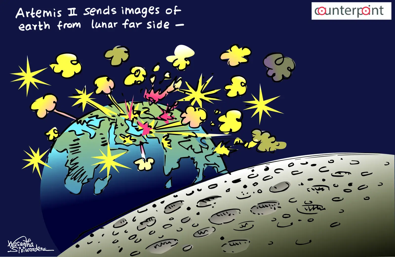 cartoon - Moon