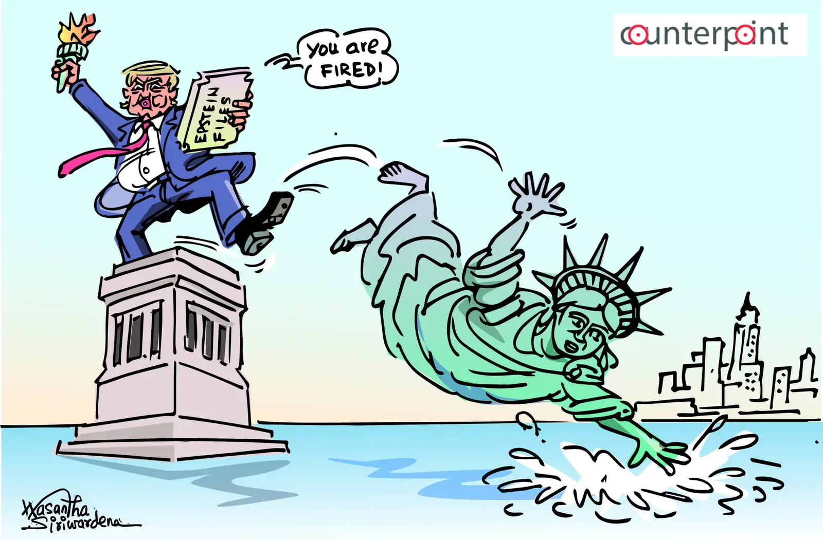 Cartoon - Trump