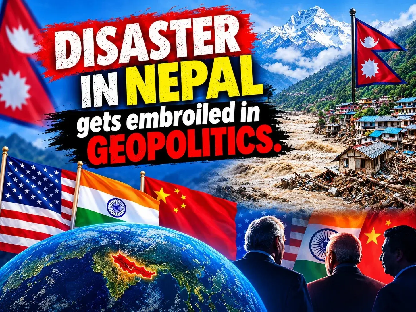 Disaster in Nepal gets embroiled in geopolitics.