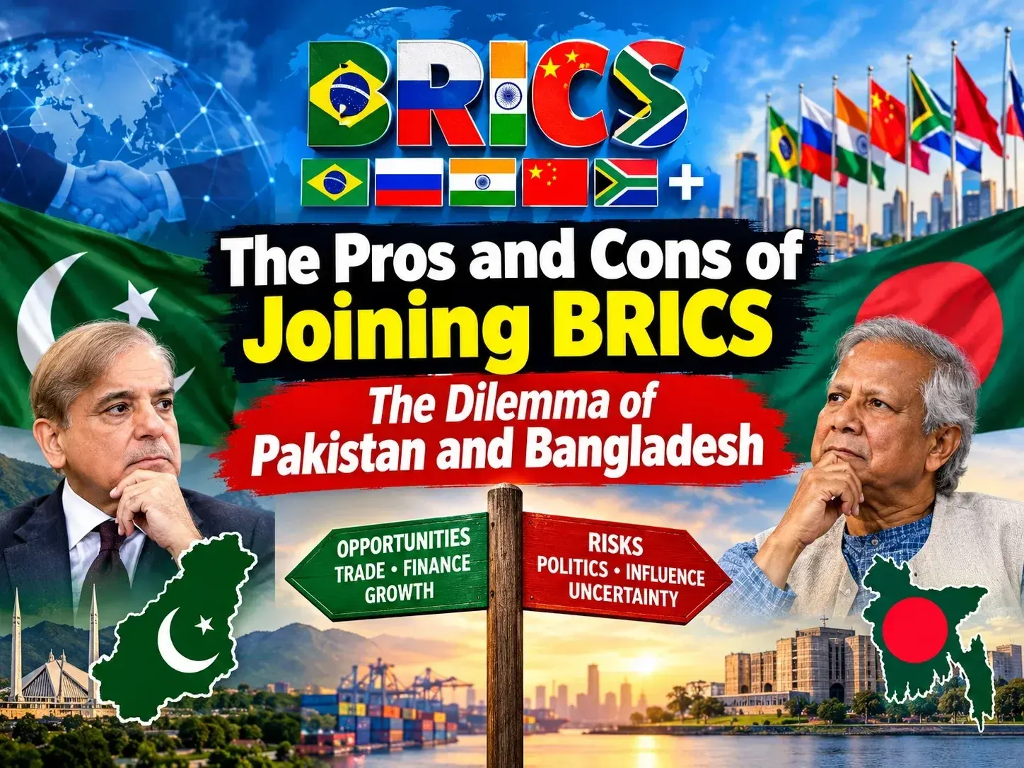 The pros and cons of joining BRICS- the dilemma of Pakistan and Bangladesh