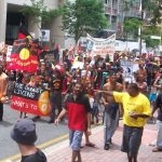 An Invasion Day rally in Brisbane, 2007