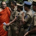 The leader of the BBS, Galagoda Aththe Gnanasara Thero was this week sentenced to six months rigorous imprisonment for threatening the wife of a journalist who went missing during the Rajapaksa regime.