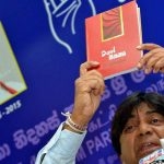 Left parties which maintained its ideological commitment for decades, shamelessly compromised in the face of the Rajapaksa juggernaut. What is more ironical than a book by a life time leftist DEW Gnenesekara’s being flaunted at a news conference of the People’s Alliance.