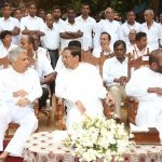 Prime Minister Ranil Wickremasinghe and President Maithripala Sirisena at the Poson festival in Mihintale earlier this year.  Theirs has not been an easy alliance.