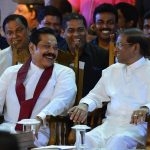 The President believed a majority of Parliamentarians were with him when he sacked Ranil Wickremesinghe and appointed Mahinda Rajapaksa as Prime Minister.  Sirisena and Rajapaksa jointly attended a rally of their supporters to explain their actions, but failed to prevent an interim order  being given by the Supreme Court.