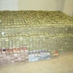 Part of a huge stock of money the Mexican army seized from the Sinaloa drug cartel in 2008. (Picture courtesy: Associated Press)