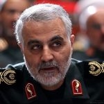 Iran’s Major General Qasem Soleimani who was killed on January 3rd, when his convoy was hit by missiles shot by American drones.  (courtesy,  Tasnim News Agency, CC BY 4.0, https://commons.wikimedia.org/w/index.php?curid=47981787)