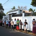 This was the scene at most places where people lined up to buy essentials no sooner the curfew was lifted.